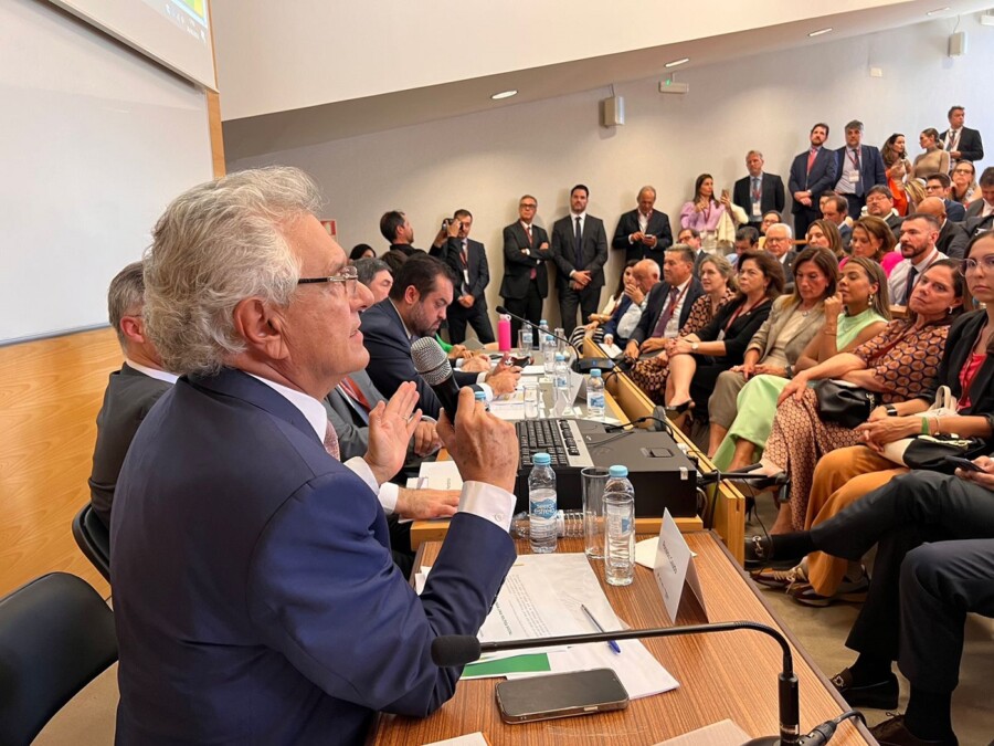 Caiado durante o XI Fórum Jurídico de Lisboa,