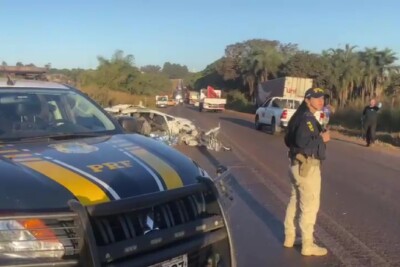 Ultrapassagem proibida deixa um morto e dois feridos na BR-452, em Bom Jesus de Goiás