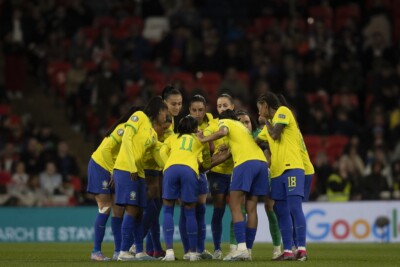 Jogadoras da seleção brasileira feminina
