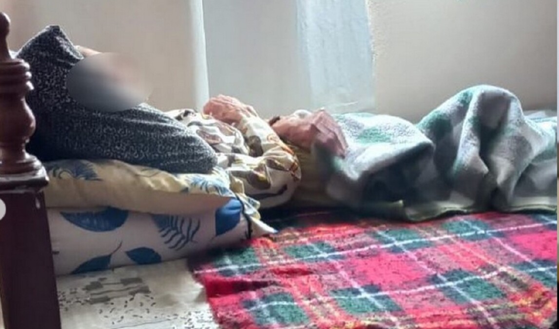 Idoso encontrado em situação de vulnerabilidade em Anápolis (Foto: PC – Divulgação)