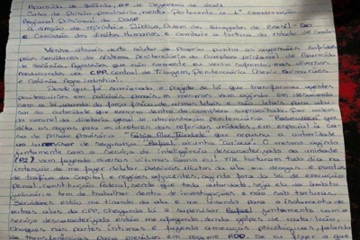 MPGO pede que polícia investigue supostas assinaturas falsas de presos em denúncia de maus-tratos