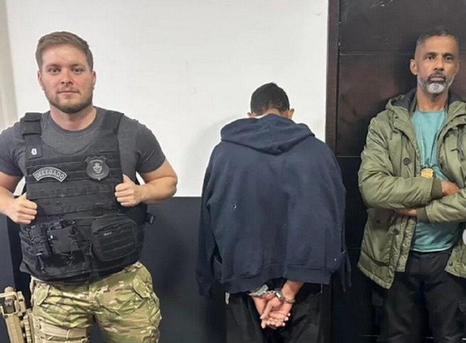 Prisão de suspeito de assassinato