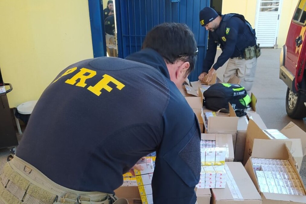 Motorista que saiu de Goiânia é detido ao levar cigarros contrabandeados para Brasília