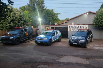 Preso suspeito de ser o responsável pela distribuição de droga em Montes Claros de Goiás