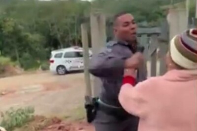PM dá soco no rosto de idosa de 70 anos em São Paulo; vídeo Secretaria da Segurança Pública diz que policial foi afastado