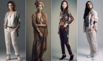 Imagens captam diferenças por meio das roupas IA cria 'mulher mais bonita' em 100 países; veja a representante do Brasil