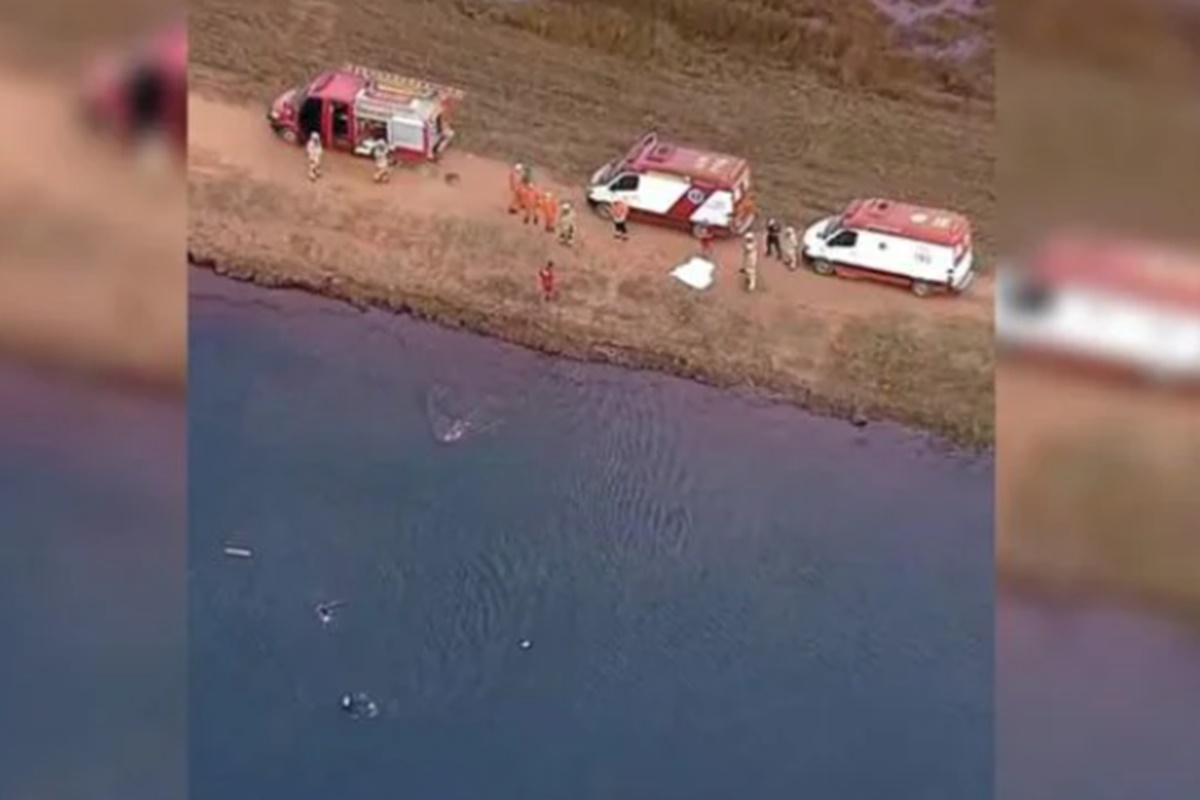 Avó de crianças mortas em lagoa do DF diz que neto pediu para motorista parar