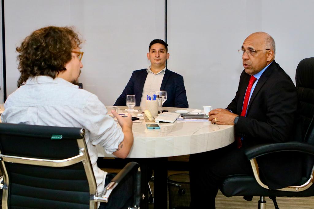 Rogério Cruz em entrevista exclusiva ao portal Mais Goiás (Foto: Walissy Dias/Prefeitura de Goiânia)