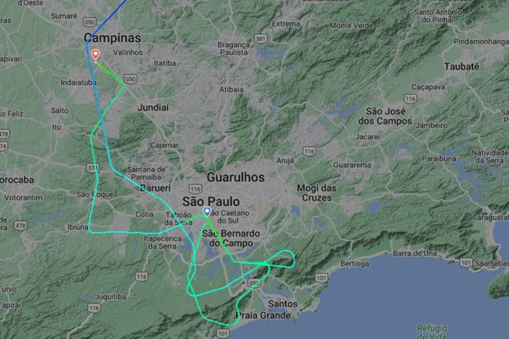 Ventania faz sete voos arremeterem em São Paulo, e dois tiveram de pousar em Campinas
