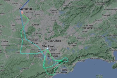 Ventania faz sete voos arremeterem em São Paulo, e dois tiveram de pousar em Campinas