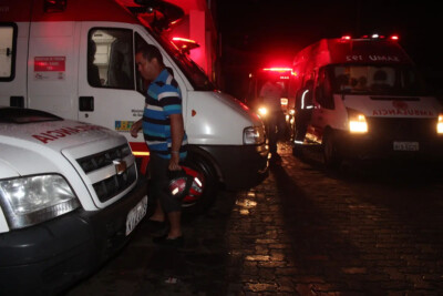 Ambulâncias no Hospital de Urgência de Teresina (HUT)