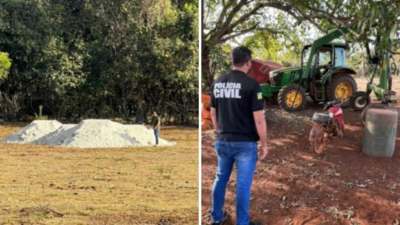 Homem é preso por furtar 40 toneladas de gesso de empresa em Itumbiara
