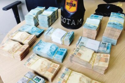 PM apreende R$ 275 em veículo de escritório de advocacia, que nega ilícito: "honorários advocatícios"