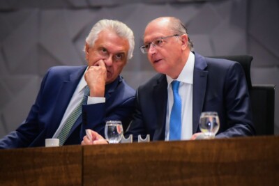 Caiado quer que Alckmin interceda por Goiás em mudanças fundamentais no texto da reforma tributária (Foto: Domingos Jucimar de Souza)