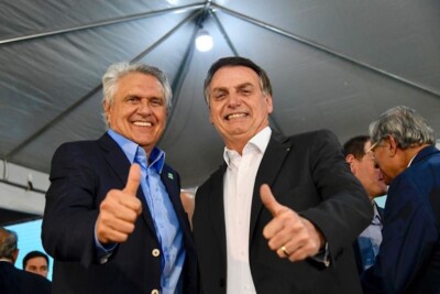 Três políticos goianos confirmam ida a ato de Bolsonaro, entre eles Caiado