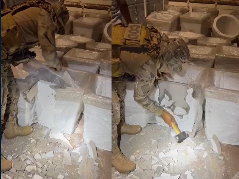 Polícia apreende quase uma tonelada de maconha em Jataí A droga estava escondida dentro de vasos de plantas