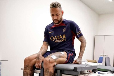 Neymar faz testes na reapresentação do PSG