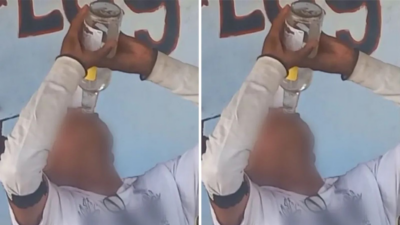 Dono de bar onde homem morreu após virar garrafa de cachaça disse que o encontrou sem vida na calçada, diz polícia