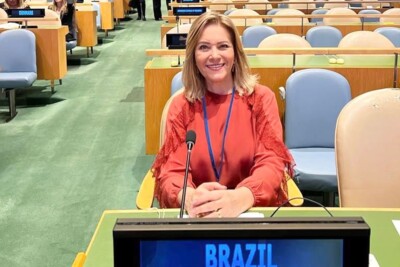 Lêda Borges participa de fórum sobre desenvolvimento sustentável, em Nova York
