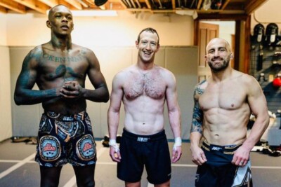 Mark Zuckerberg publica foto com campeões do UFC em meio a boatos de luta com Elon Musk Musk desafiou Mark para saber quem tem o pênis maior