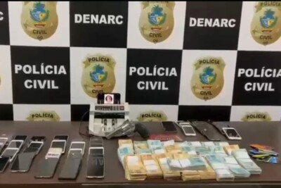 Suspeitos de tráfico no DF são presos em Goiânia com R$ 247 mil em espécie