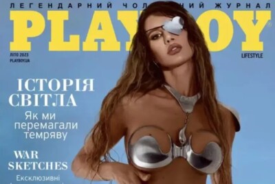 Modelo baleada por forças russas é capa da primeira Playboy Ucrânia após início da guerra Iryna Belotserkovets perdeu um olho