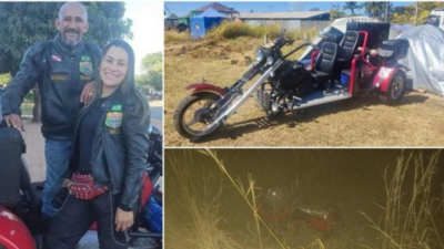 Casal morre após pneu de triciclo estourar e cair em ribanceira na GO-118, em Alto Paraíso