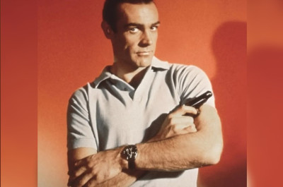 Sean Connery como James Bond usando o Rolex Submarine — Foto: Divulgação