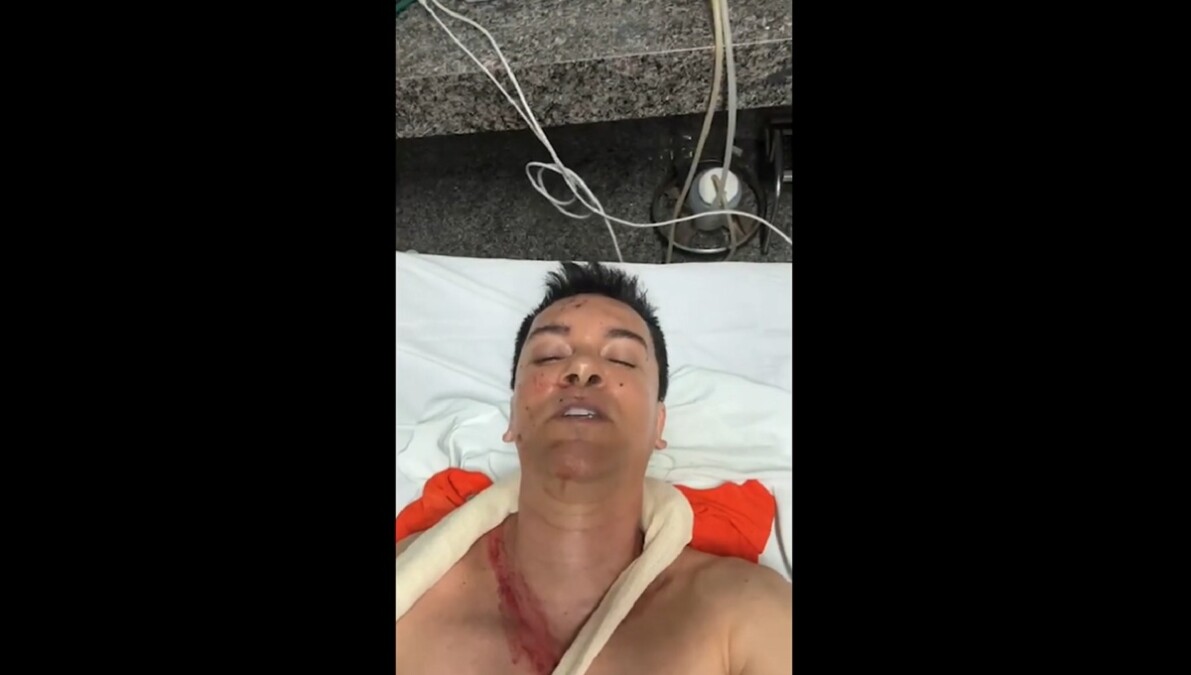 Regis Danese publica vídeo antes de cirugia