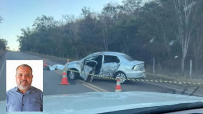 Vereador de Aloândia morre em acidente de trânsito na GO-040