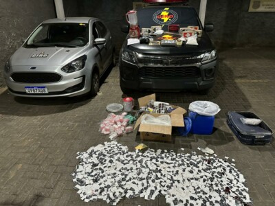 Giro apreende sete mil porções de cocaína na Vila Viana, em Goiânia Os 53 quilos da droga estavam em uma residência