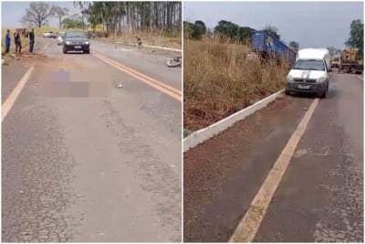 Motociclista morre após colidir com caminhão na GO-469, sentido Goianira a Trindade