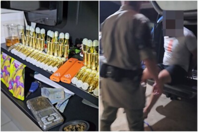 Goiânia: PM faz apreensão inédita de vapes de maconha e prende suspeito no dia do aniversário