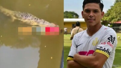 Jogador de futebol é morto por crocodilo após pular em rio da Costa Rica Prima de Chucho também foi morta por um crocodilo no mesmo rio