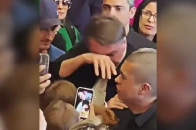 Bolsonaro posta vídeo emocionado em Goiânia