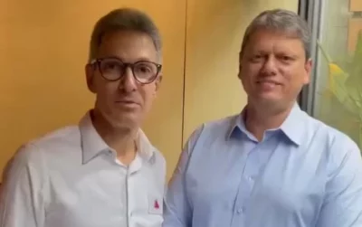 Governadores Romeu Zema e Tarcísio de Freitas (Foto: Reprodução)