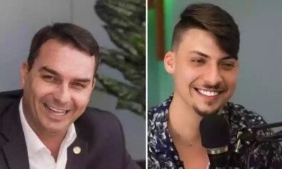 Flávio defende o irmão Jair Renan após operação no DF: 'não tem onde cair morto Desenfreada em cima de Bolsonaro e seu entorno", disse Flávio