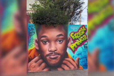 Will Smith divulga trabalho do artista goiano Fábio Gomes Trindade