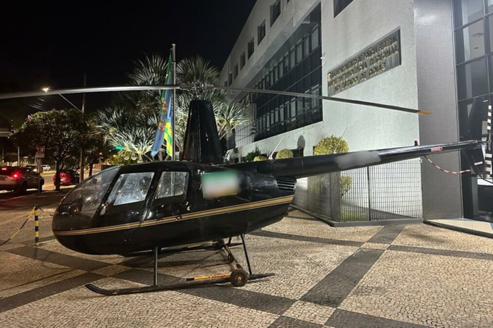 Após apreender 2 helicópteros do tráfico em Goiás, PF chega a 3º do mesmo grupo em SP