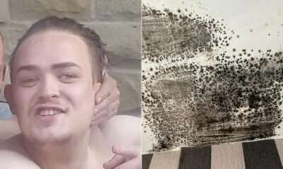 Luke Brooks e sua mãe moravam na casa alugada no Reino Unido Jovem morre com fungo no pulmão depois de alugar casa infestada de mofo
