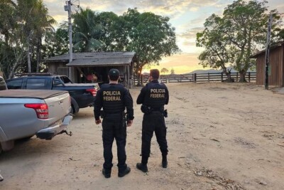 PF faz operação contra suspeito de ser o maior devastador da floresta amazônica suspeitos de invadir mais de 20 mil hectares