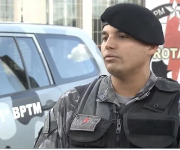 O major da PM Flávio Silvestre Alencar — Foto: Reprodução TV GLOBO