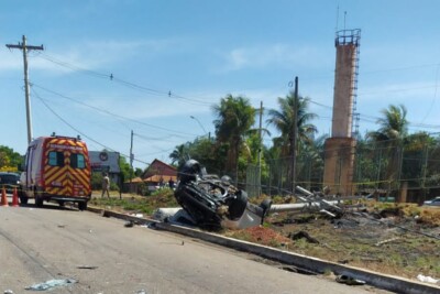 Pneu careca e falta de cinto podem ter custado vida de grávida em acidente em Goiânia