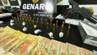 Operação policial ocorreu no bairro Jardim Ingá, em Luziânia (Foto: Divulgação/Polícia Civil)