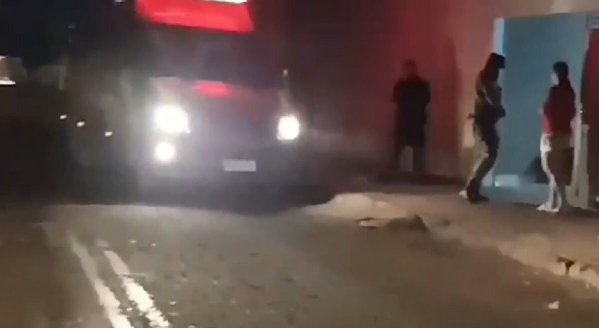 A Polícia Militar esteve no local