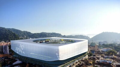 Projeto do novo estádio do Santos FC