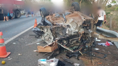 Esposa e enteadas de ex-presidente da Funai morrem em acidente na BR-020, em Goiás