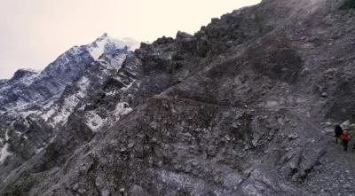 Duas pessoas morreram em acidente ocorrido durante caminhada nos Alpes (Foto: Reprodução)