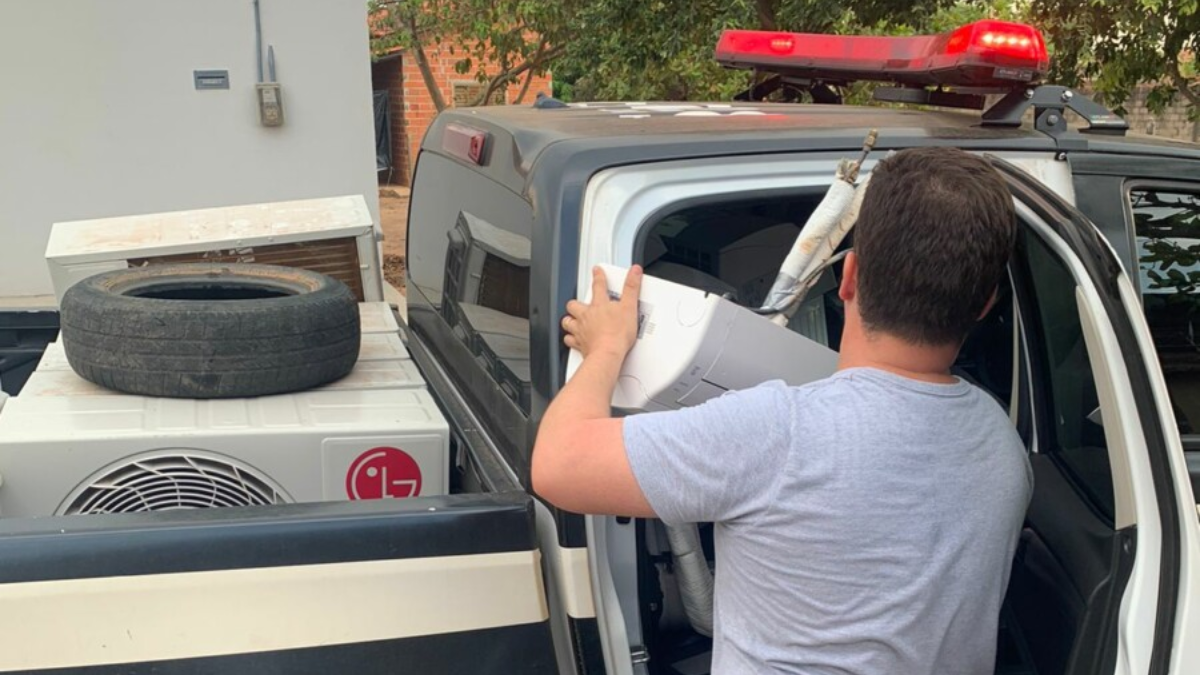 Dupla é presa por furto de aparelhos de ar-condicionado de empresa em Alto Horizonte