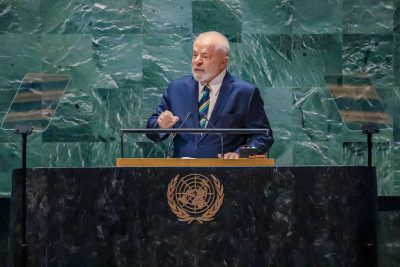 Presidente Lula discursa na ONU (Foto: Divulgação)